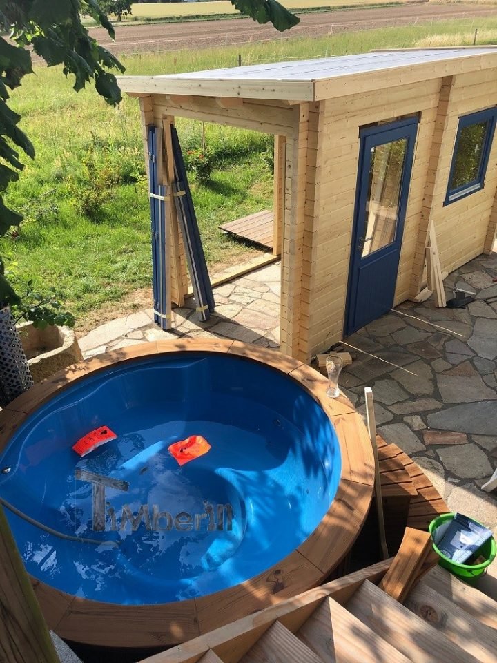 Badefass Gfk Thermoholz Mit Integriertem Ofen Wellness Royal, Axel, Filderstadt Bonlanden, Deutschland