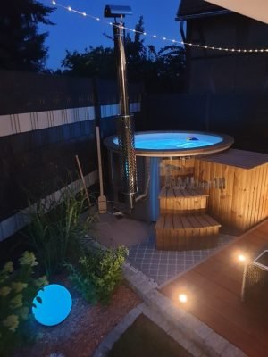 Badefass gfk Thermoholz mit integriertem Ofen Wellness Royal, Jakub, Limeshain- Himbach, Deutschland 2 Badefass Gfk Thermoholz Mit Integriertem Ofen Wellness Royal, Jakub, Limeshain Himbach, Deutschland (1)