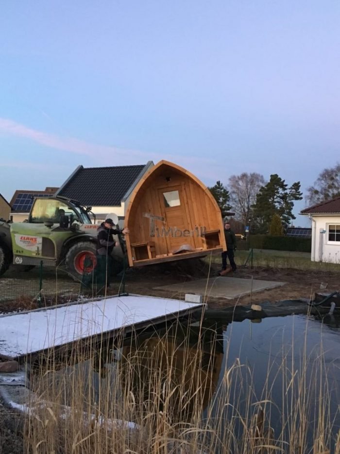 Außensauna für Garten Iglu Design, Enrico, Carpin, Deutschland 2 Außensauna Für Garten Iglu Design, Enrico, Carpin, Deutschland (2)