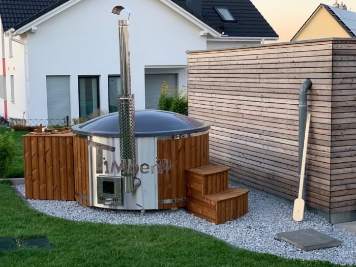 BADEFASS GFK THERMOHOLZ MIT INTEGRIERTEM OFEN WELLNESS ROYAL, Andreas, Altenmünster,, Deutschland 5 BADEFASS GFK THERMOHOLZ MIT INTEGRIERTEM OFEN WELLNESS ROYAL, Andreas, Altenmünster,, Deutschland (5)