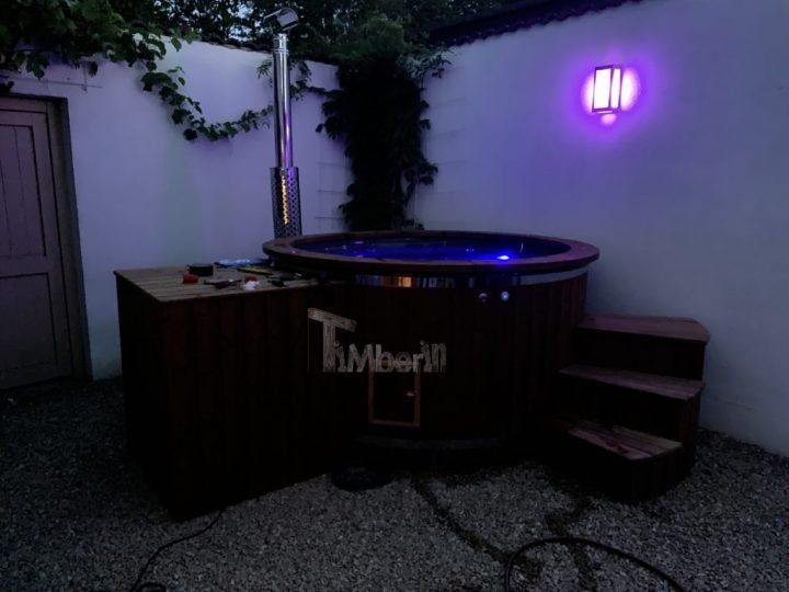 BADEFASS GFK THERMOHOLZ MIT INTEGRIERTEM OFEN WELLNESS ROYAL, Florian, Schöndorf Lonzenburg, Deutschland (2)