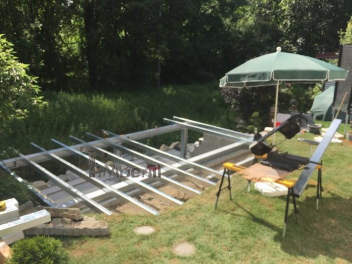 BADETONNE FIBERGLAS TERRASSE EINBAUMODELL - CLASSIC MODELL, Andrea, Moos, Deutschland 2 BADETONNE FIBERGLAS TERRASSE EINBAUMODELL CLASSIC MODELL, Andrea, Moos, Deutschland (1)