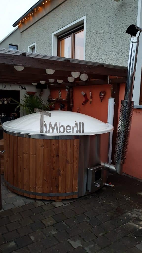 Badefass Gfk Thermoholz Mit Integriertem Ofen Wellness Royal, Hartmut, Kemberg, Deutschland