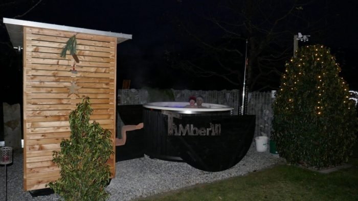 Badefass gfk Thermoholz mit integriertem Ofen Wellness Royal, Leierer, Frastanz, Österreich 3 Badefass Gfk Thermoholz Mit Integriertem Ofen Wellness Royal, Leierer, Frastanz, Österreich (2)