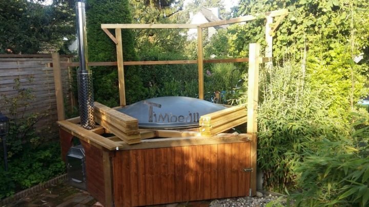 Badezuber Fiberglas Terrasse Einbaumodell Mit Konischen Wänden, Daniel, Barsbüttel, Deutschland (1)