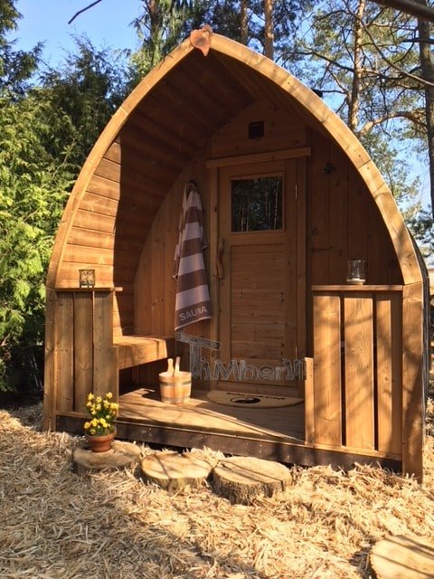 AUßENSAUNA FÜR GARTEN IGLU DESIGN, Erik Und Martina, Joachimsthal, Deutschland (2)