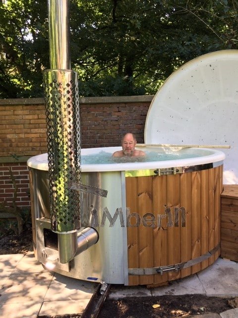 BADEFASS GFK THERMOHOLZ MIT INTEGRIERTEM OFEN WELLNESS ROYAL, Uwe, Wardenburg, Deutschland