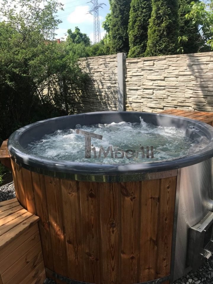 Badefass Gfk Thermoholz Mit Integriertem Ofen Wellness Royal, Joachim, Lingen,Deutschland (6)