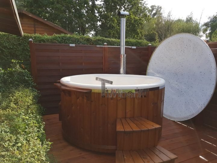 Badefass Gfk Thermoholz Mit Integriertem Ofen Wellness Royal, Klaus, Oranienburg, Deutschland (1)