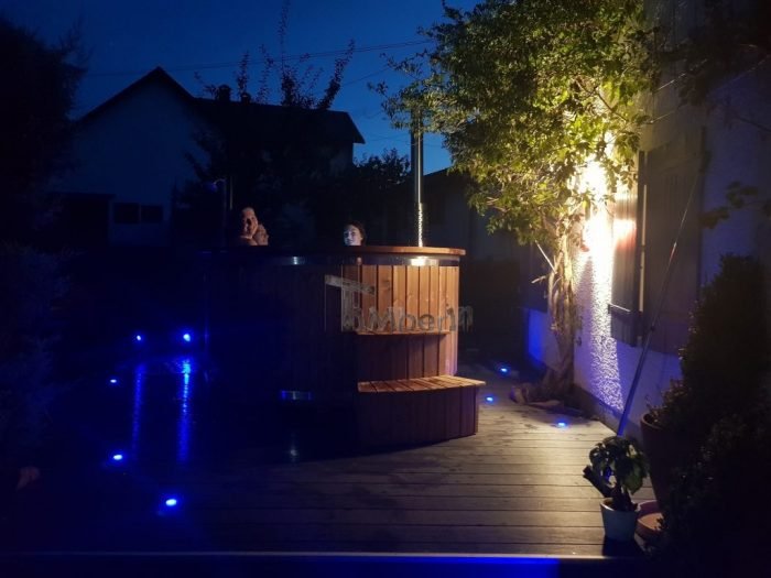 Badefass Gfk Thermoholz Mit Integriertem Ofen Wellness Royal, Sabine, Bad Liebenzell, DEUTSCHLAND (4)