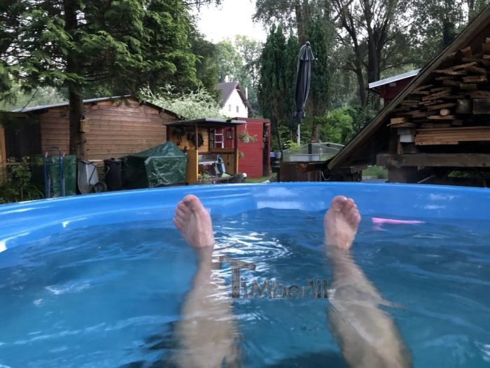 Badefass Gfk Thermoholz Mit Integriertem Ofen Wellness Royal, Stefan, Olching, Deutschland (2)