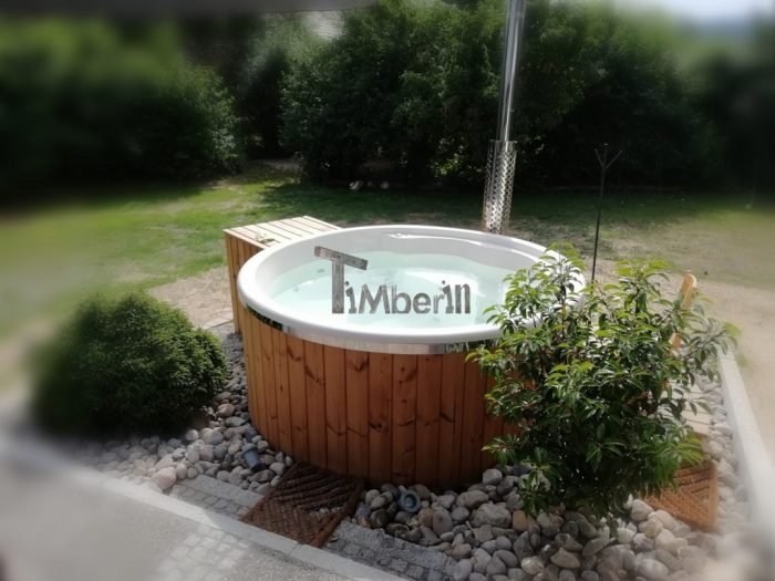 Badefass gfk Thermoholz mit integriertem Ofen Wellness Royal, Ulrike, Stubenberg, Deutschland 4 Ulrike Plaza