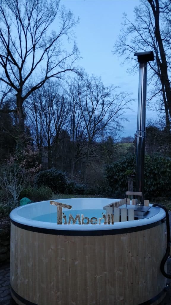 Badetonne Fiberglaseinsatz Mit Innenofen Wellness Basic, Alexander, Heiligenhaus, Deutschland