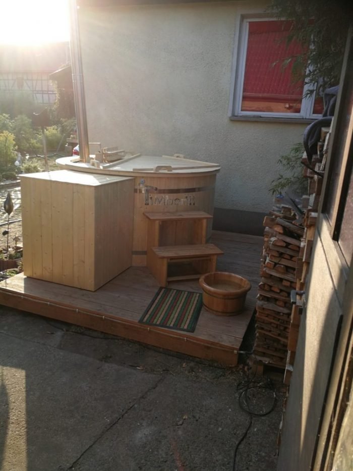 Badetonne mit Kunststoffeinsatz, Ingo,Erfurt, Deutschland 2 Badetonne mit Kunststoffeinsatz, Ingo,Erfurt, Deutschland