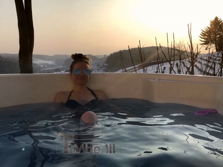 Badezuber GFK Wellness Royal Mit Holzfärbung, Kerstin, Markt Hartmannsdorf, Österreich (1)