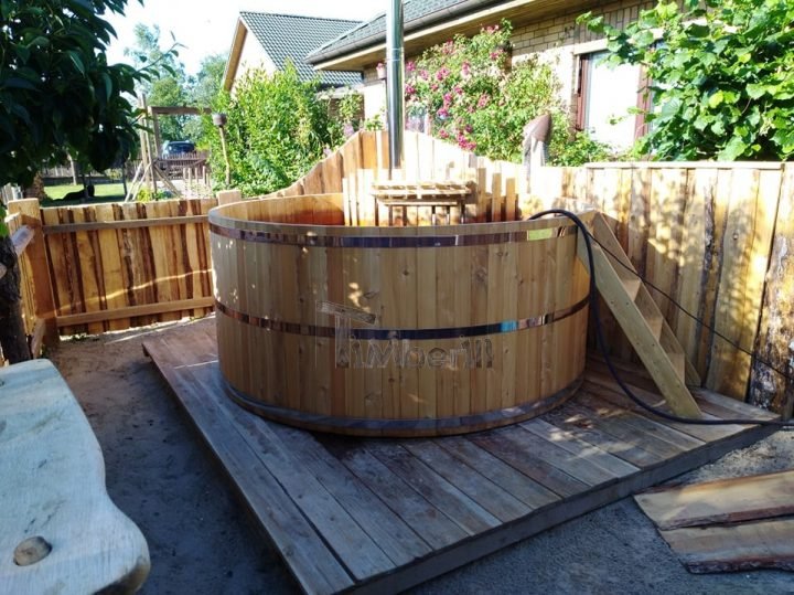 Holzbadetonne Günstig Basic Modell, Frank, Handewitt, Deutschland (4)