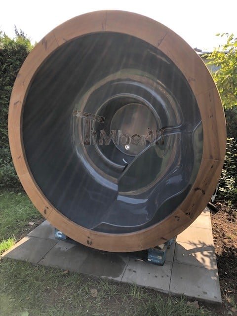 HotPot Fiberglas Mit Aussenofen Thermoholz, Mario, Roggentin, Deutschland (2)