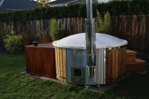 Badefass gfk Thermoholz mit integriertem Ofen Wellness Royal, Stefan, Staufenberg, Deutschland 2 Nordischer badezuber