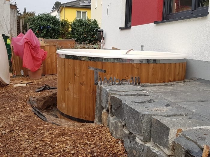 Badezuber mit Fiberglaseinsatz mit Elektroofen, Udo, Hattersheim-Okriftel, Deutschland 8 Badezuber Mit Fiberglaseinsatz Mit Elektroofen, Udo, Hattersheim Okriftel, Deutschland (8)