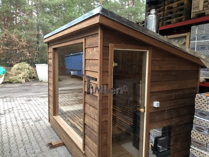 Moderne Außensauna Für Den Garten, Sven, Fichtenwalde, Deutschland