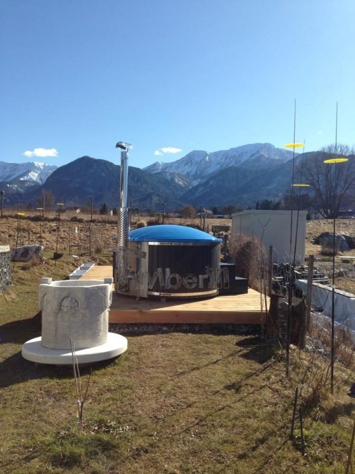 Badezuber GFK Scandinavia Mit App Gesteuerter Smart Pelletofen, Helene, St Jakob, Österreich