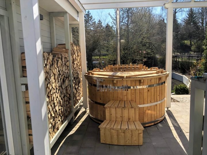 Holzbadezuber Deluxe Sibirische Fichte, Lärche, Steffen, Bad Klosterlausnitz, Deutschland (1) (1)