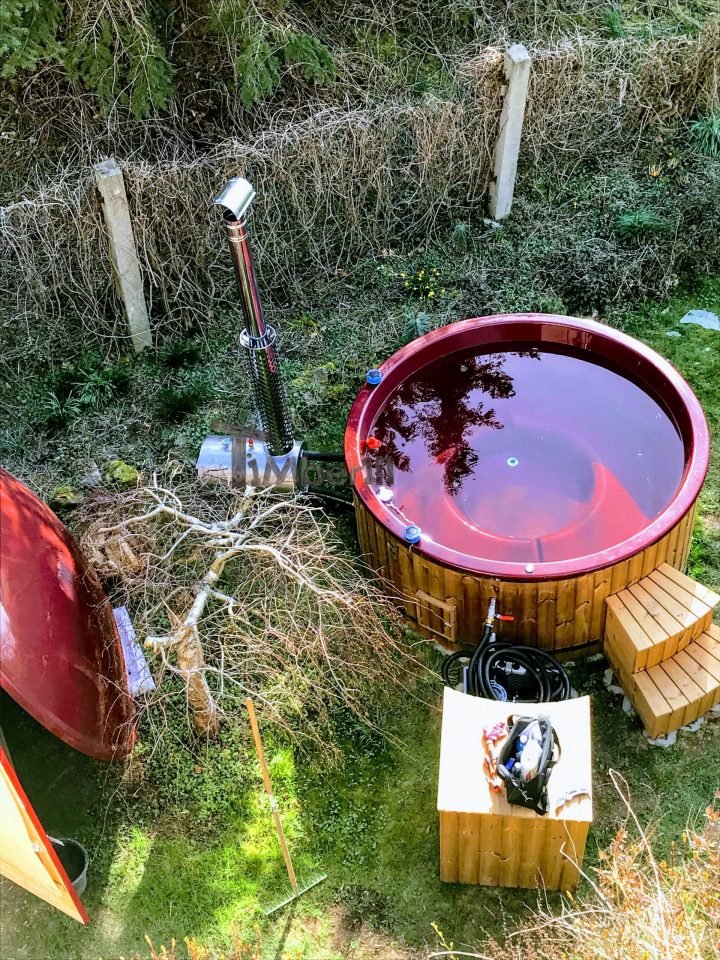 HotPot Fiberglas Mit Aussenofen, Frank, Bahretal, Deutschland (3)
