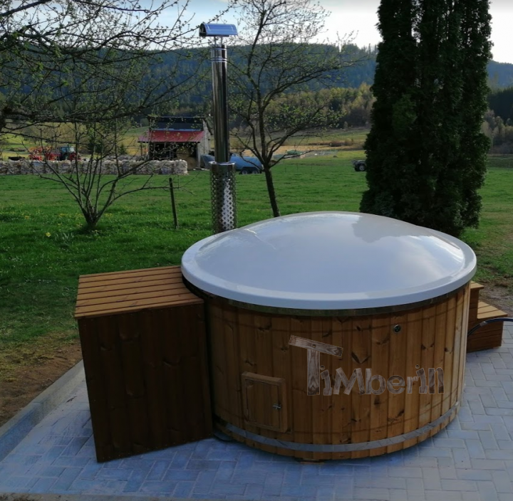 Badefass Gfk Thermoholz Mit Integriertem Ofen Wellness Royal, Simon, Schluchsee, Deutschland