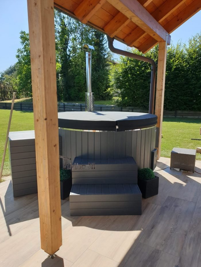 Badezuber Fiberglas Terrasse Einbaumodell mit konischen Wänden, Bianca, Zell an der Pram, Österreich 5 Badezuber Fiberglas Terrasse Einbaumodell Mit Konischen Wänden, Bianca, Zell An Der Pram, Osterreich (5)