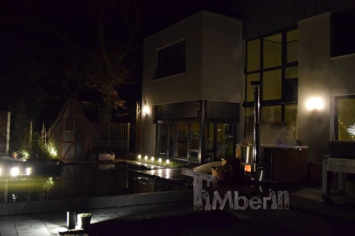 Badefass Gfk Thermoholz Mit Integriertem Ofen Wellness Royal, Anke, Roetgen, Deutschland