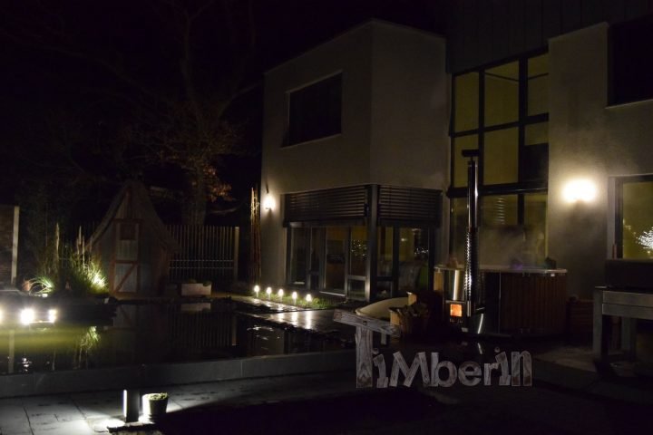 Badefass Gfk Thermoholz Mit Integriertem Ofen Wellness Royal, Anke, Roetgen, Deutschland