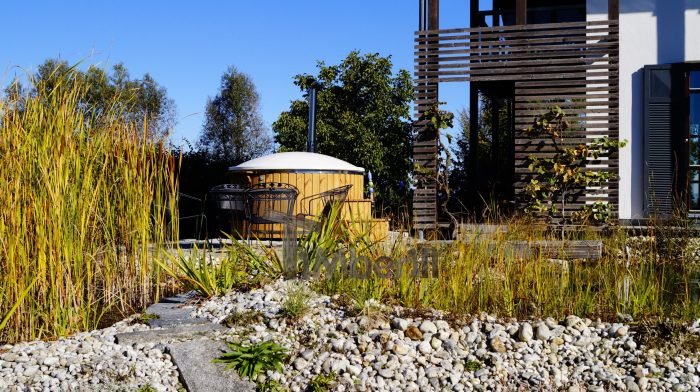 Badefass Gfk Thermoholz Mit Integriertem Ofen Wellness Royal, Walter, Landau A D Isar, Deutschland (1)