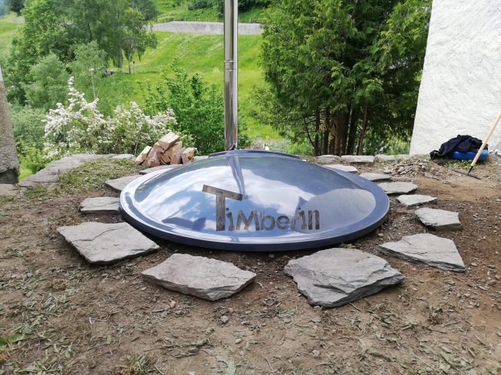 Badezuber Badetonne Terrasse Einbaumodell Einsatz, Michael, Gabi, Schweiz (1)