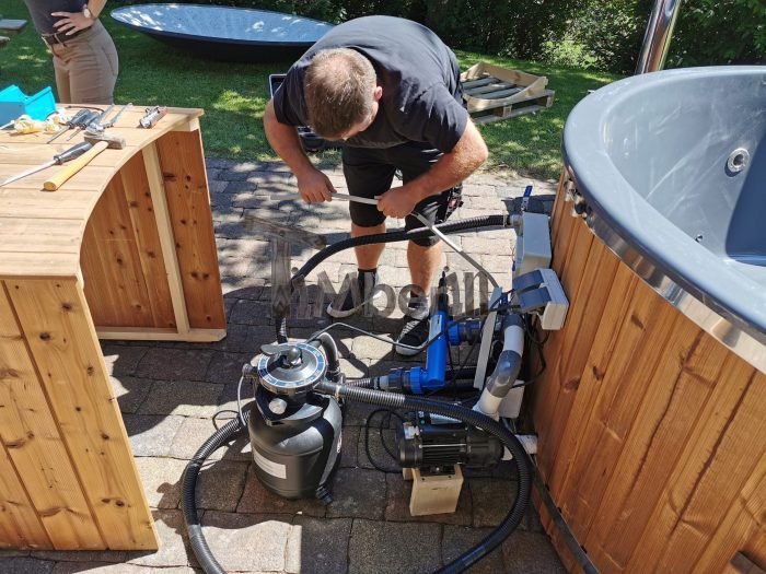 Badezuber GFK Mit Aussenofen, Andreas, Illingen, Deutschland (1)