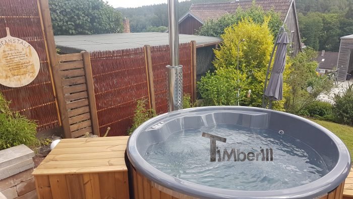 Badefass Gfk Mit Whirlpool Wellness Royal, Michael Und Katrin, Sonnefeld, Deutschland (2)