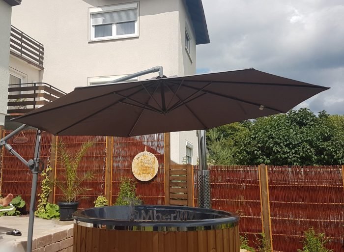 Badefass gfk mit Whirlpool Wellness Royal, Michael und Katrin, Sonnefeld, Deutschland 3 Badefass Gfk Mit Whirlpool Wellness Royal, Michael Und Katrin, Sonnefeld, Deutschland (3)