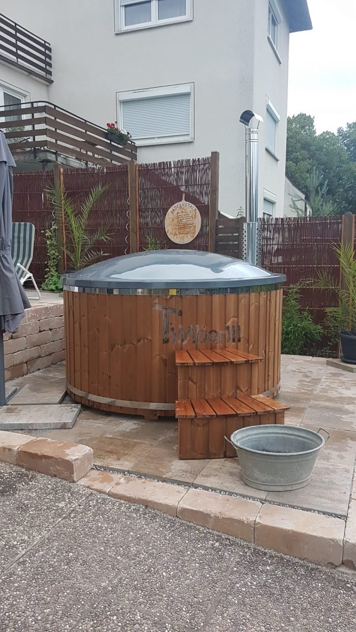 Badefass gfk mit Whirlpool Wellness Royal, Michael und Katrin, Sonnefeld, Deutschland 4 Badefass Gfk Mit Whirlpool Wellness Royal, Michael Und Katrin, Sonnefeld, Deutschland (4)