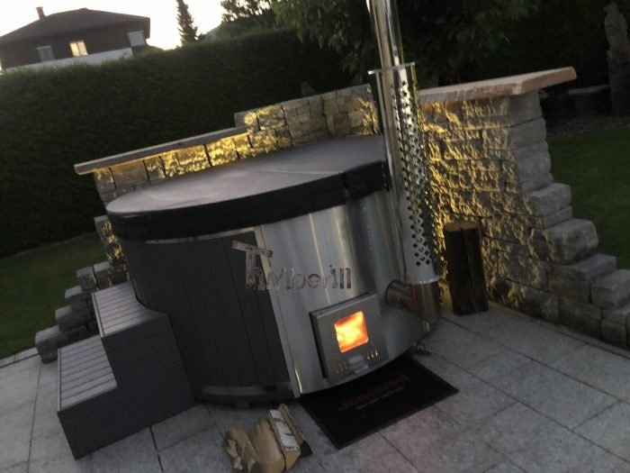 Badezuber Badefass GFK Mit Smart Pelletofen, Florian, St Salvator, Österreich (1)