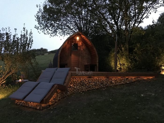 Außensauna Gartensauna Iglu Pod mit Holzofen Elektrisch, Peter, Hagen, Deutschland 5 IMG 1880