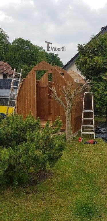 Außensauna Gartensauna Iglu Pod Mit Holzofen Elektrisch, Volker, Jena, Deutschland (1)