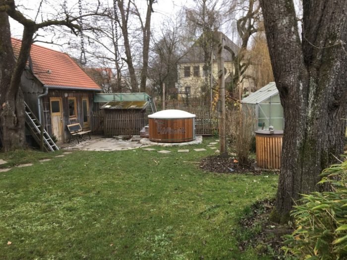 Badefass Gfk Mit Whirlpool Wellness Royal, Karl, Hörbach, Deutschland