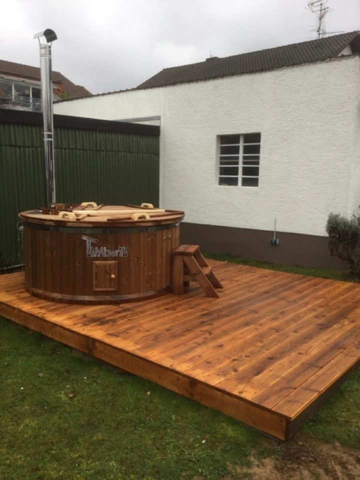 Holz Whirlpool Für Draußen Holzheizung, Jürgen, Freigericht, Deutschland (2)