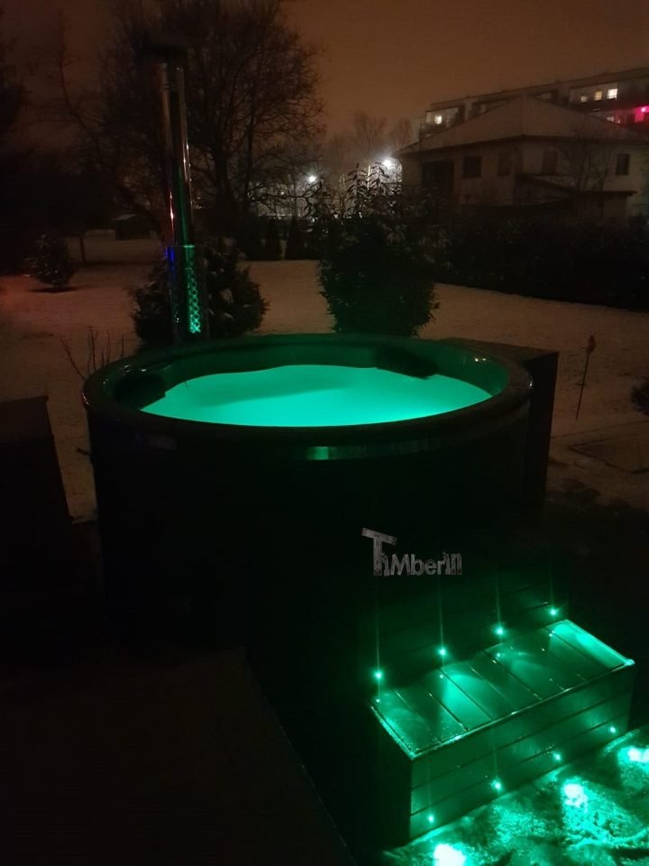 Badezuber Badefass GFK Mit WPC Verkleidung, Martin, Ottendorf Okrilla, Deutschland