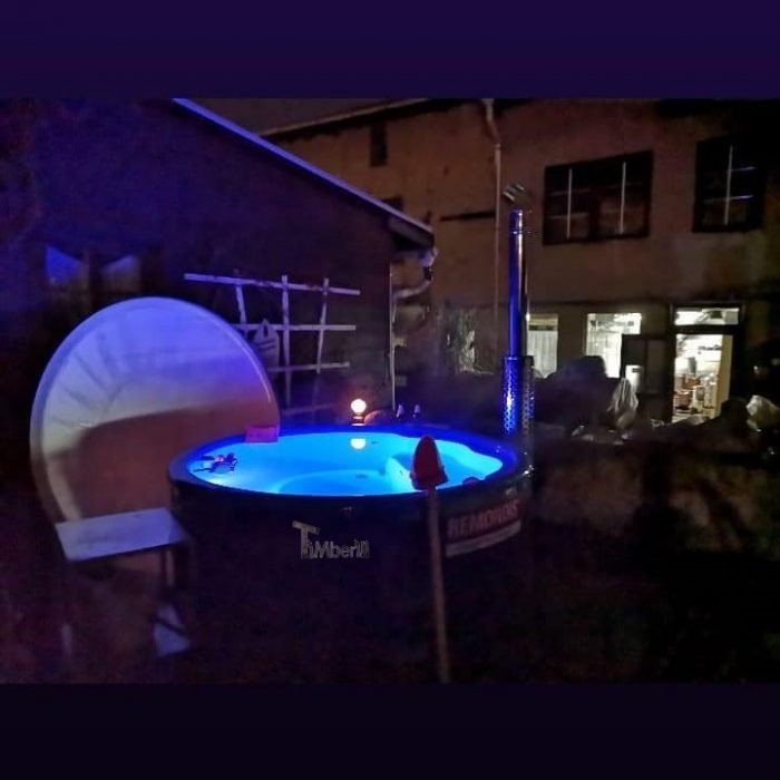 Badezuber Badefass GFK Mit WPC Verkleidung, Steffen, Apolda, Deutschland (3)