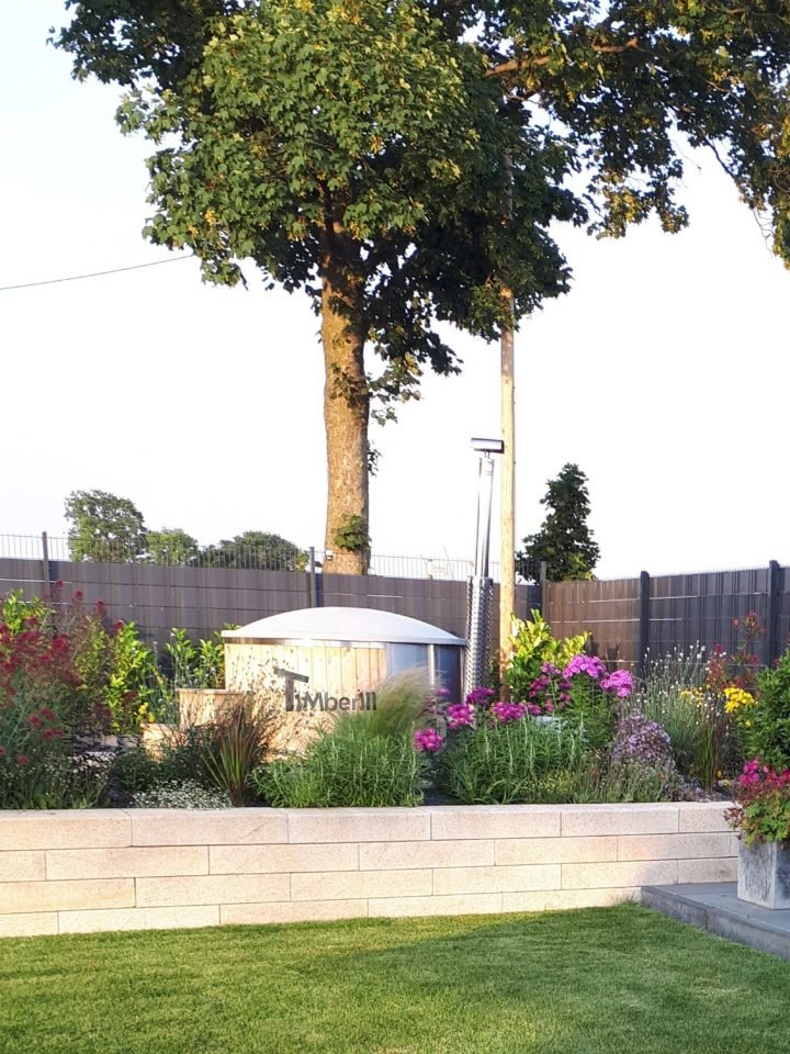 Badefass Gfk Thermoholz Mit Integriertem Ofen Wellness Royal, Anita, Raesfeld, Deutschland