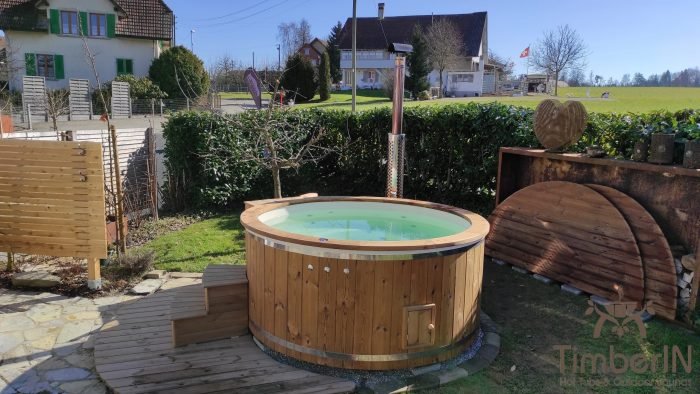 Badezuber GFK mit Aussenofen: Holzofen -Pelletofen - Gasofen - Dieselofen, Jürg, Riken AG, Schweiz 3 Badezuber GFK Mit Aussenofen Holzofen Pelletofen Gasofen Dieselofen, Jürg, Riken AG, Schweiz (2)