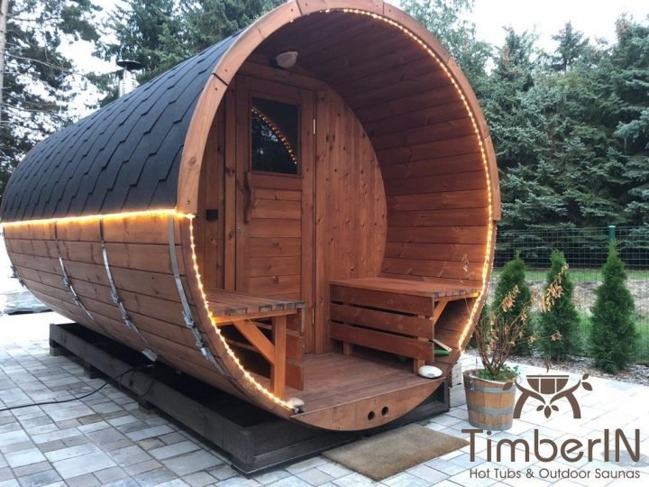 Fasssauna Mit Holzofen Oder Mit Elektrischer Heizung HARVIA, Daniel, Weißwasser, Deutschland (1)