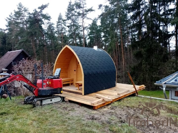 Außensauna Gartensauna Iglu Pod Mit Holzofen Elektrisch, Ramona, Netzschkau, Deutschland