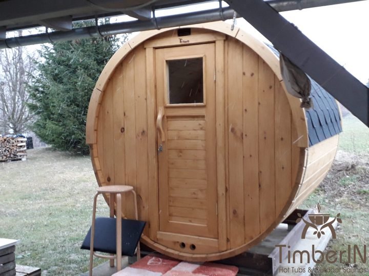 Fasssauna Saunafass Mit Holzofen Vorraum Bausatz, Jana, Neusalza Spremberg, Deutschland