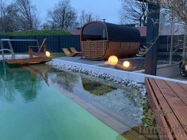 Fasssauna Saunafass Quadratisch, Franz, Langenberg, Deutschland (3)